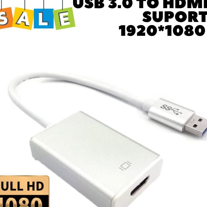 ORIGINAL CONVERTER USB 3 to HDMI  USB 2 to HDMI converter usb3