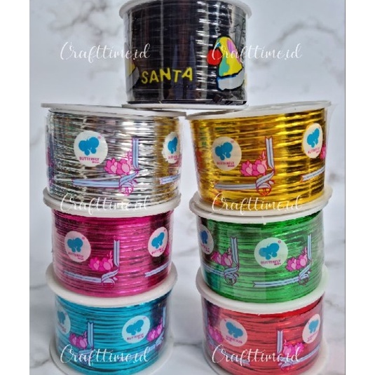 

RAIH DISKON 1 ROLL KAWAT METALIK KAWAT SOUVENIR