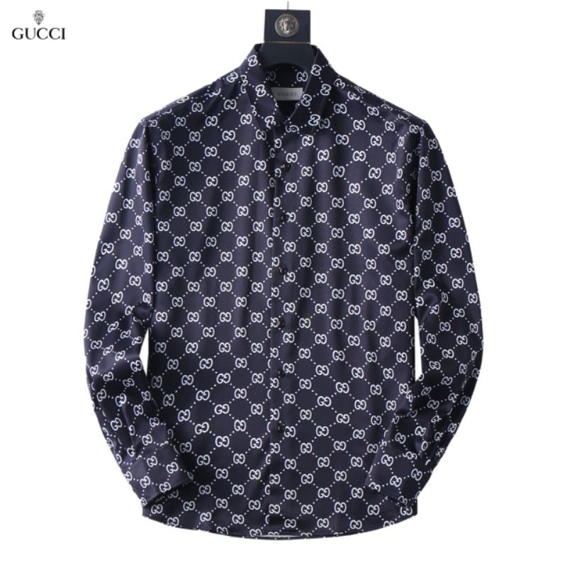KEMEJA LENGAN PANJANG PRIA GUCCI IMPORT TERBARU KEMEJA LENGAN PANJANG PRIA MEWAH TERBARU 0309