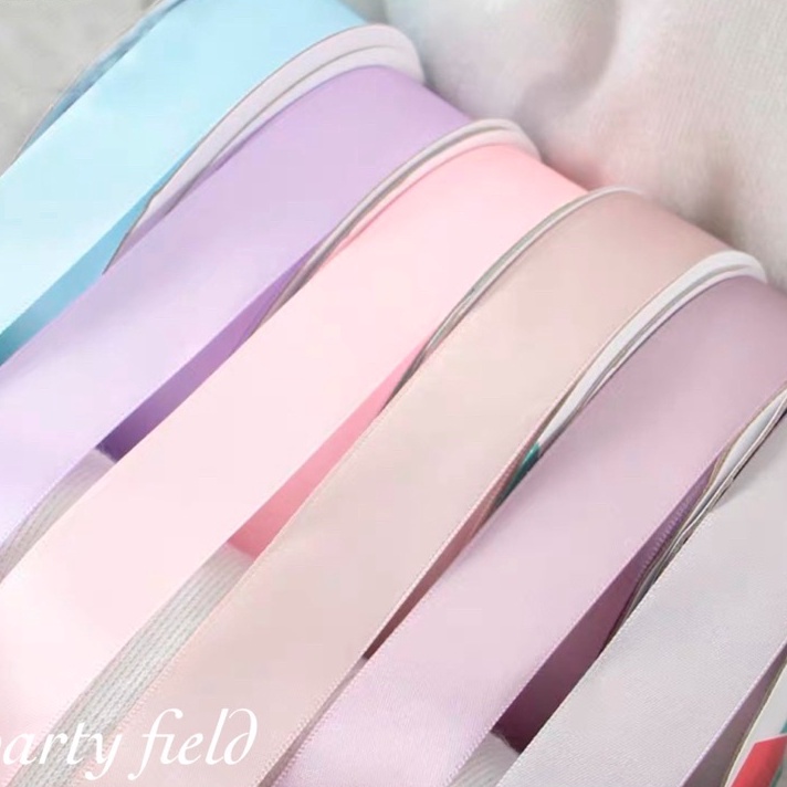 

ORIGINAL 1ROLL365METER MCSZD Pita satin buket bunga pita kado flower bouquet ribbon roll