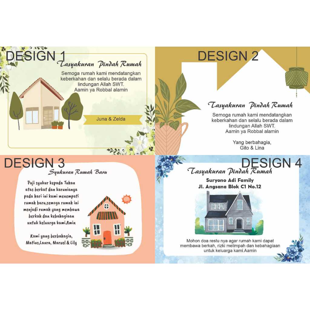 

STIKER LABEL BENTO GOODY BAG MOTIF SYUKURAN RUMAH BARU