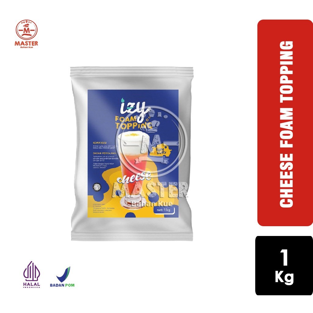 

Cheese Foam Powder Izy Powder Bubuk Premix Foam Keju Topping Minuman [1 kg]