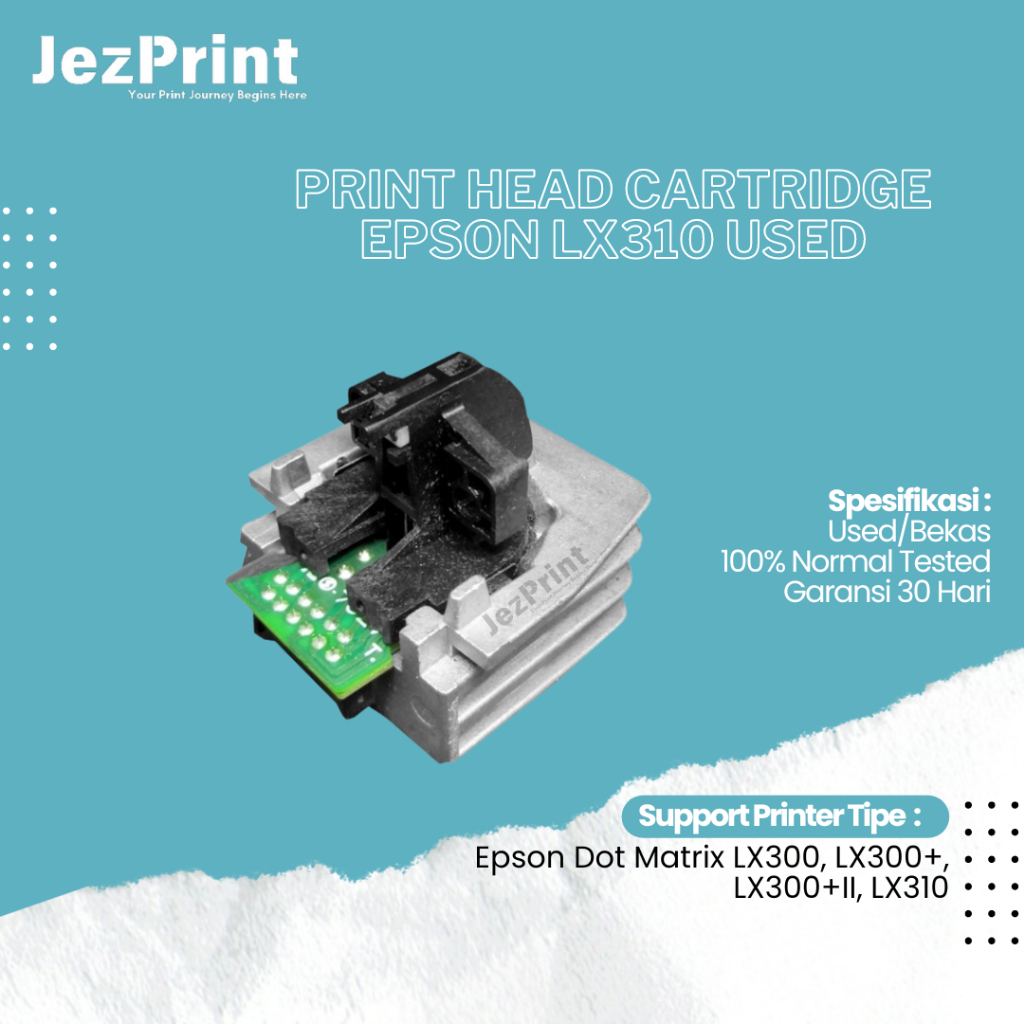 Print Head Printer Epson LX300 LX300+ LX300+II Bekas