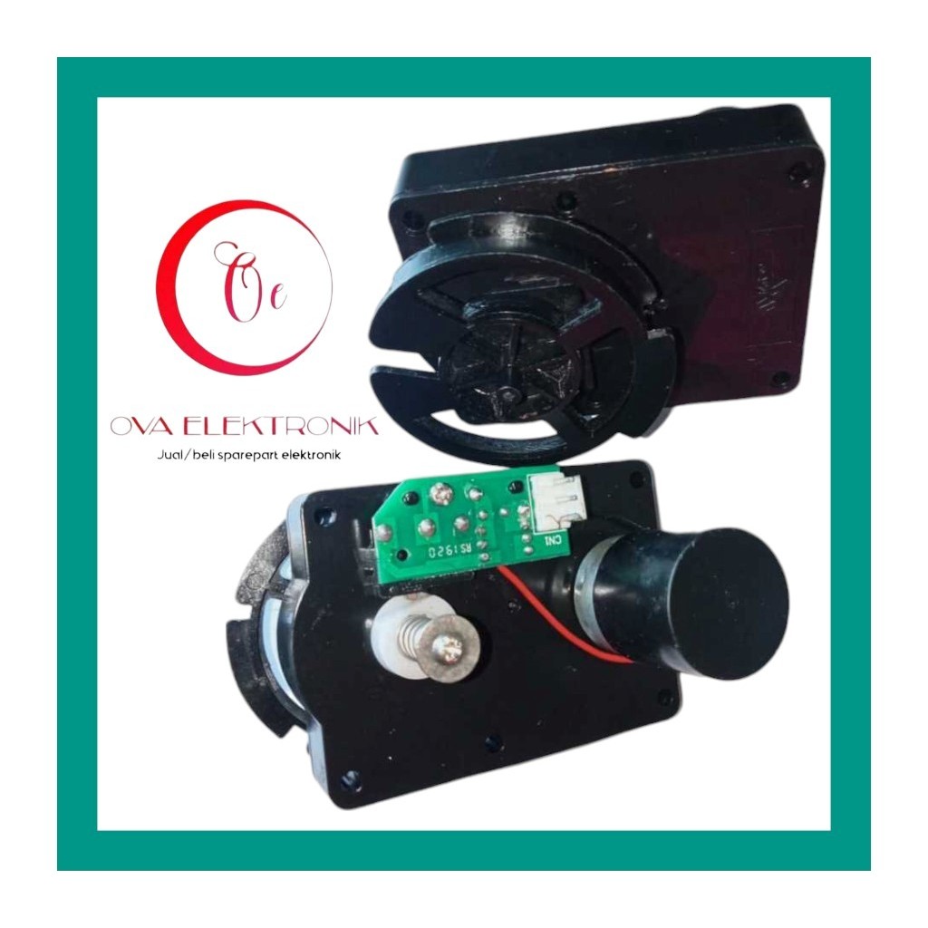 DINAMO PEMUTAR DC 24V - 25RPM GEARBOX RPM LAMBAT TORSI 20KG/CM Original