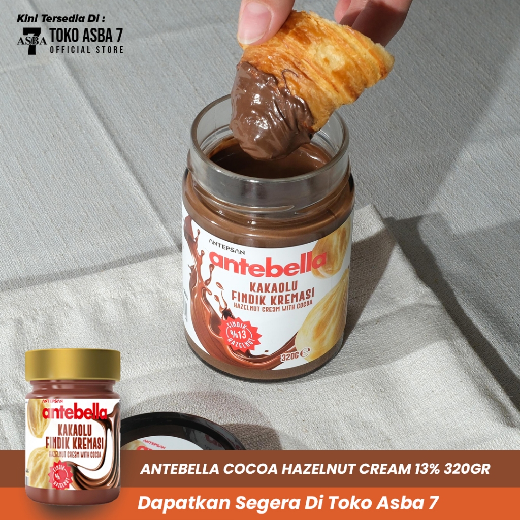 

ANTEBELLA COCOA HAZELNUT CREAM 13% 320GR