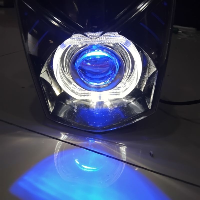 REFLETOR LAMPU DEPAN BEAT F1 2012 2014 BILED LED