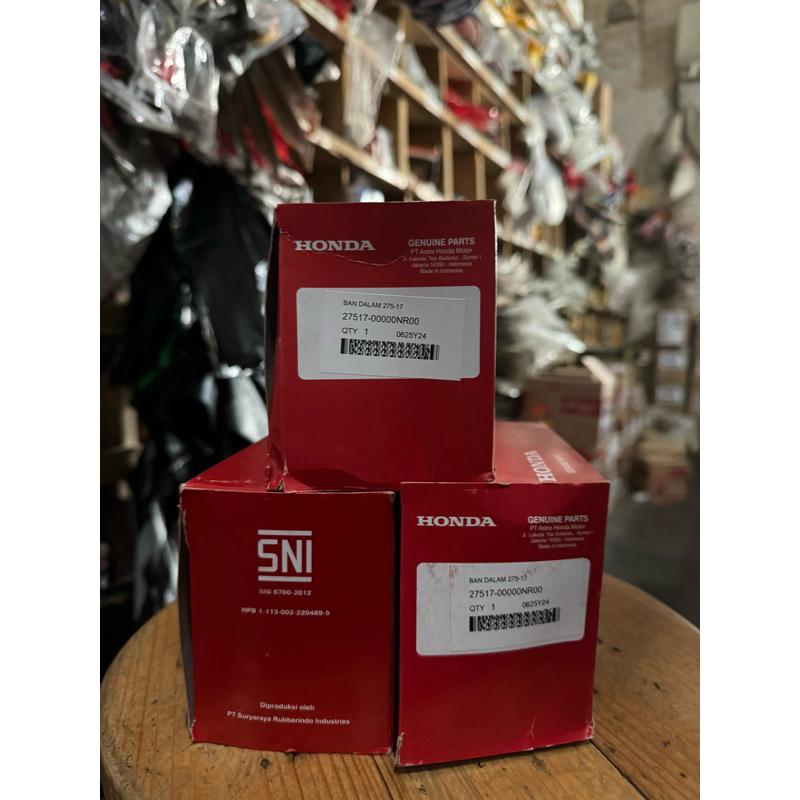 Ban Dalam Ring 17 Belakang || 275-17 AHM HONDA Grosir || ORISINIL