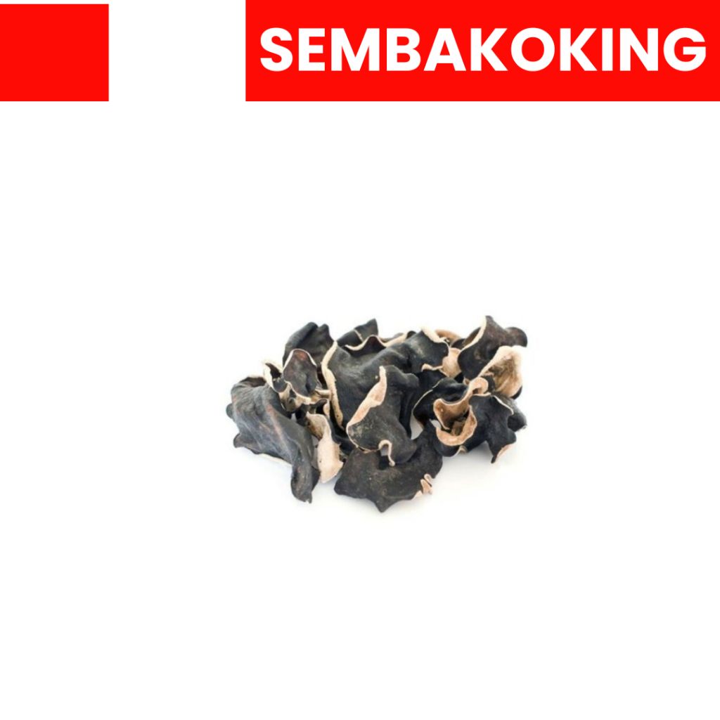 

Jamur Kuping Hitam Kering / Premium dried Black Fungus 50gr