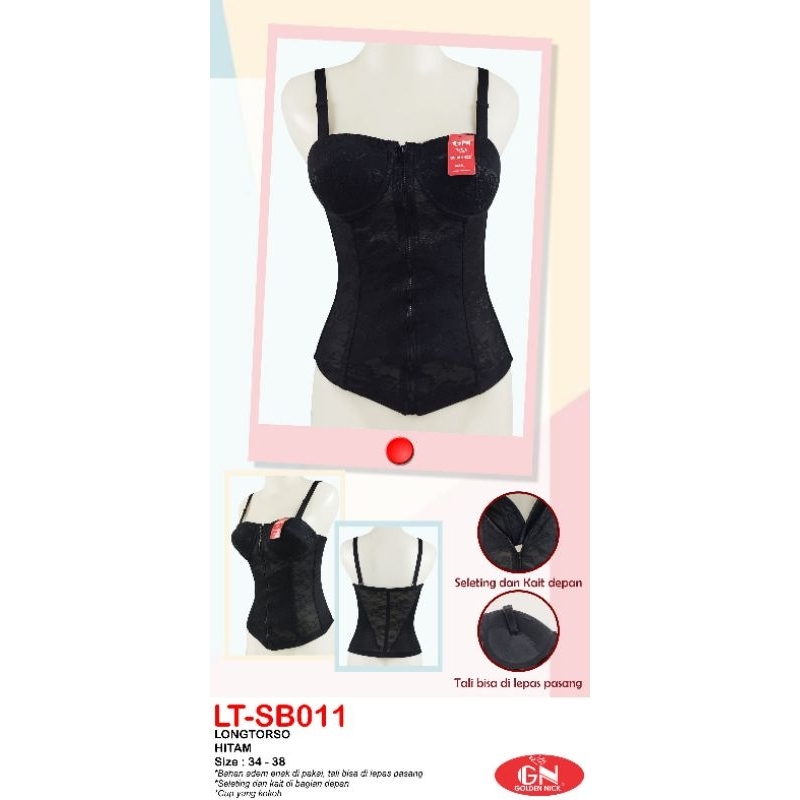 [ZDS] LONGTORSO GOLDEN NICK LT-LB011 BRA KAWAT KORSET KAIT RESLETING PRESSBODY KEBAYA HARIAN 34 36 3