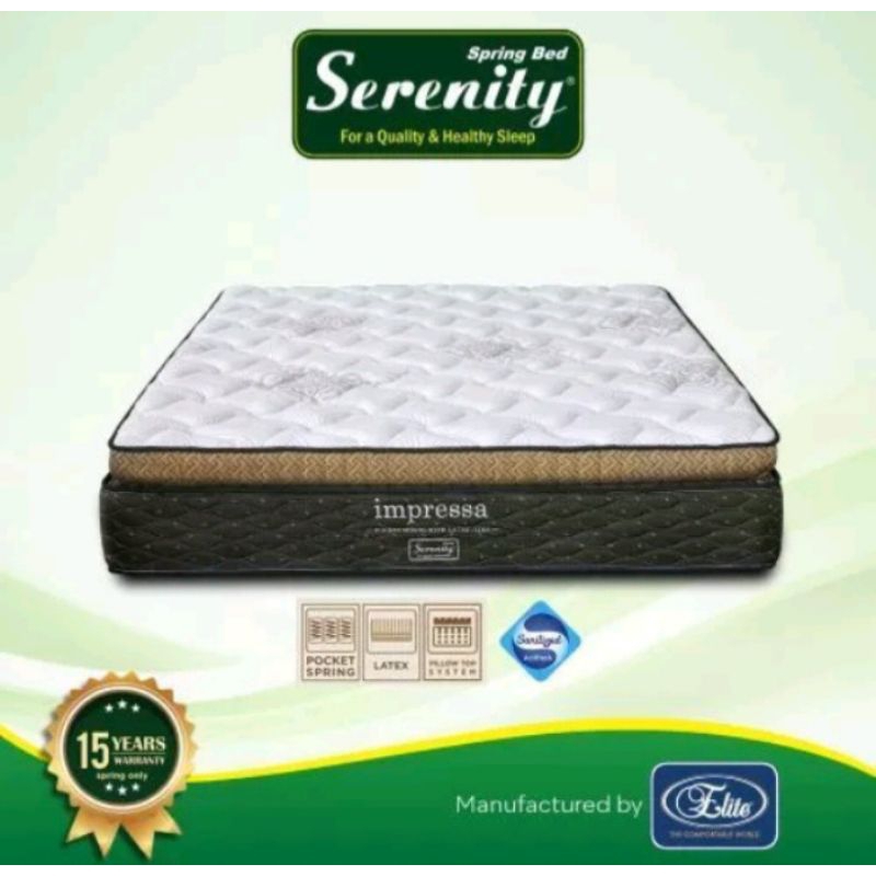 Matrass/kasur Serenity Impressa Pocket Latex