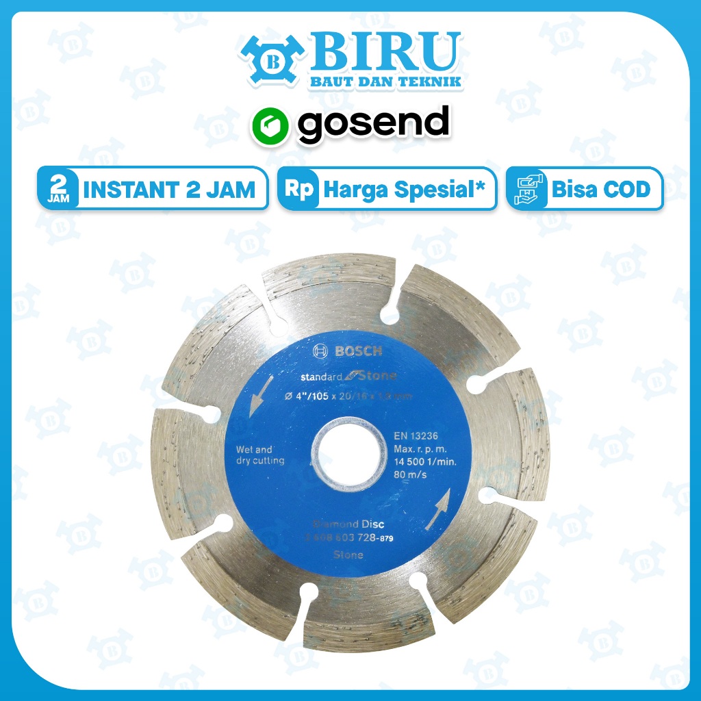 Mata Potong Granit Bosch Pisau Potong Granit Standar For stone Pisau Potong Keramik