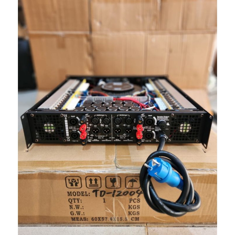 Power Amplifier Soundstandard TD12004 4ch 4X1200 watt