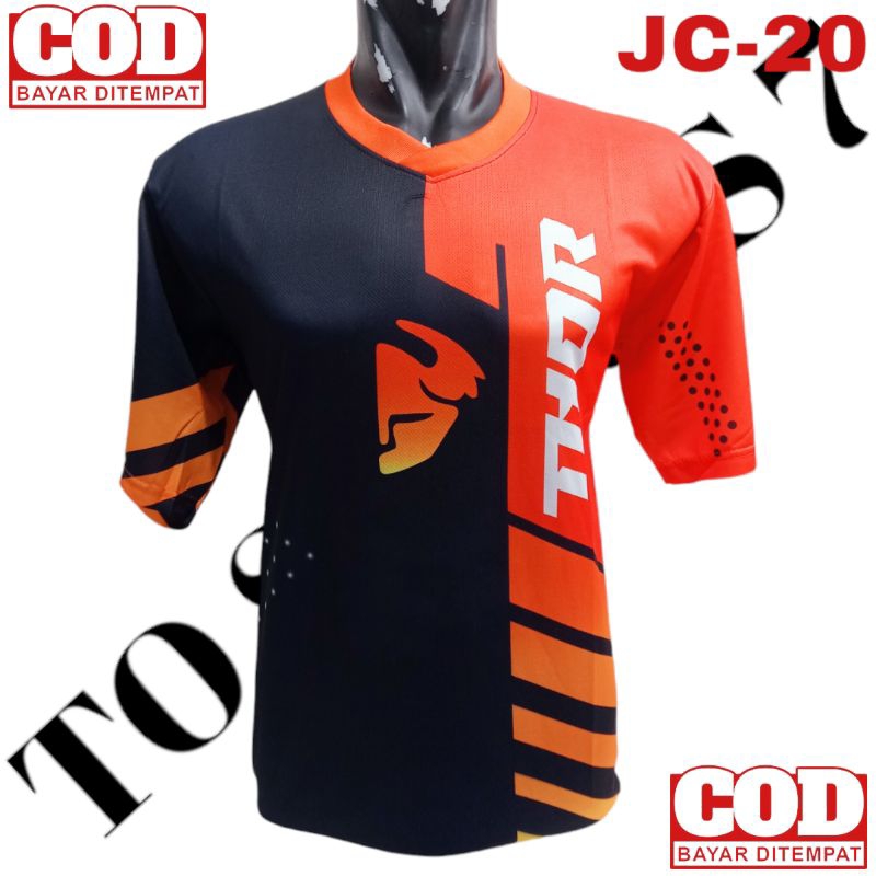 JERSEY LENGAN PENDEK DEWASA SEPEDA GUNUNG MTB MOTO CROSS TRAIL NEW TERLARIS JERSEY MOTOCROSS TERBARU