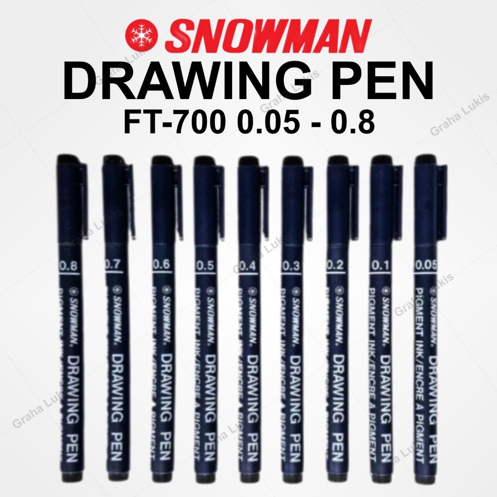 

Snowman Drawing Pen FT-700 0.05 - 0.8