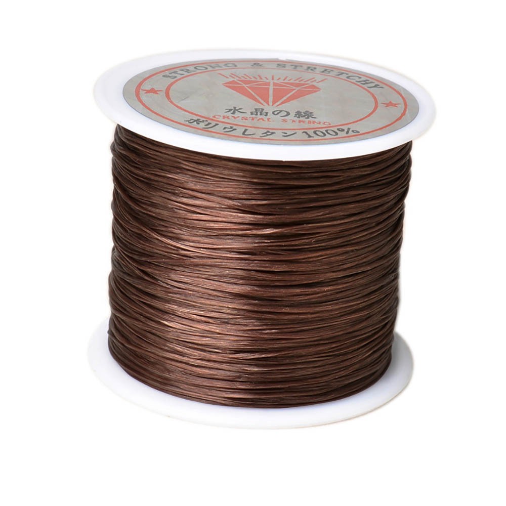 St.kunkka 10M-50M 1Mm Tali Gelang Tali Benang Manik-manik Elastis Kuat untuk Membuat Perhiasan DIY