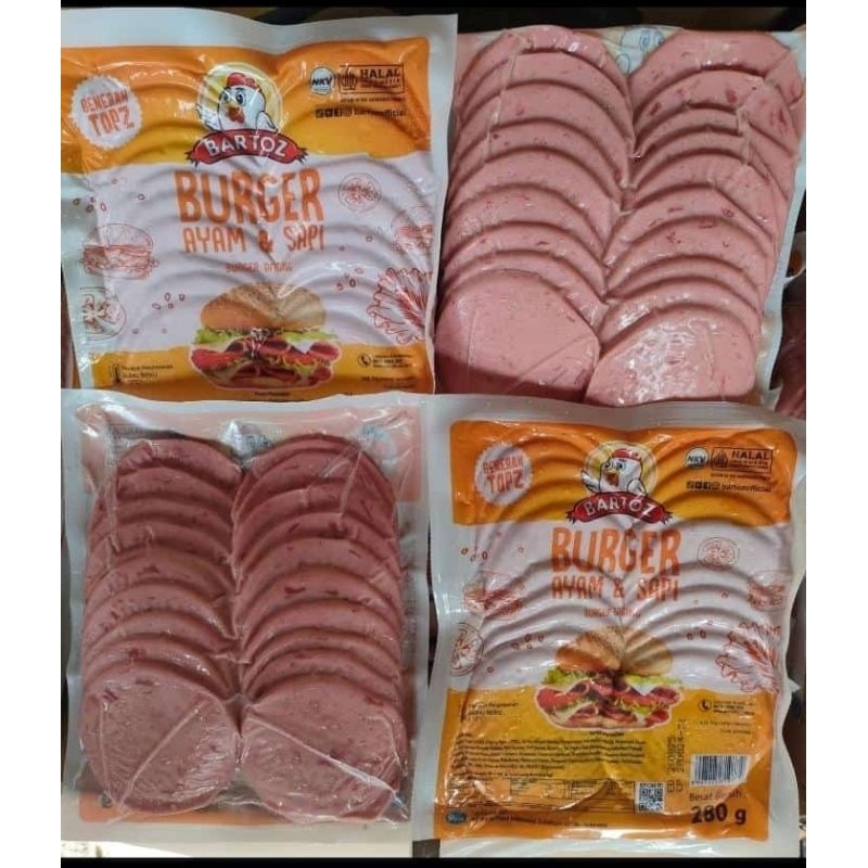 

Bartoz Daging Burger Ayam & Sapi (280gr)