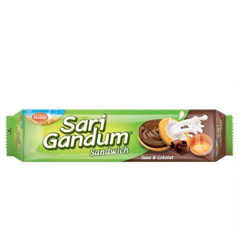 

Roma sari gandum coklat