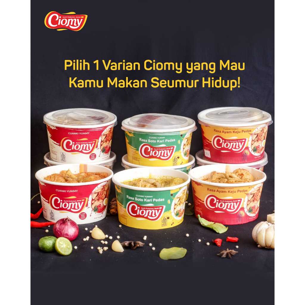 

Ciomy Cuanki Instan Berbagai Varian