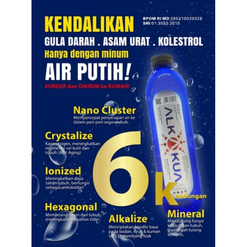 

KCH2S - ALKAKUA AIR MINUM KESEHATAN 500ML