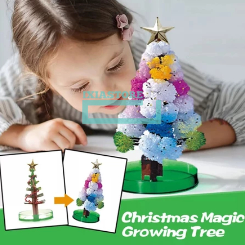 Mainan Susun Pohon Natal Mini Hiasan Dekorasi Pohon Natal Mainan Rangkai Pohon Natal Lucu