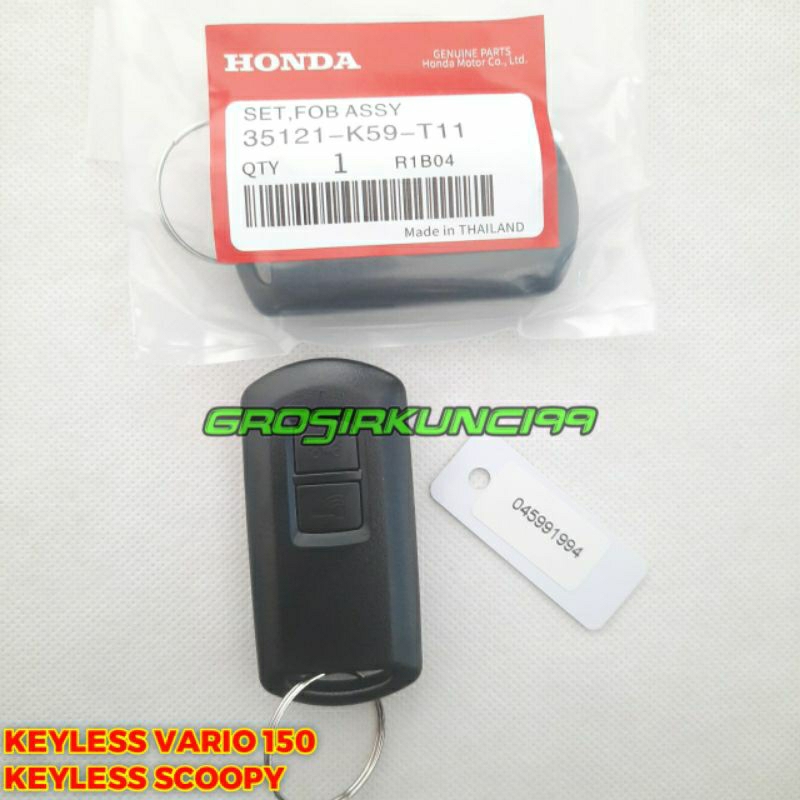 KUNCI REMOT VARIO 150  DAN SCOOPY . REMOT SCOOPY . KEYLESS VARIO 150 . KEYLESS SCOOPY . KUNCI KEYLES