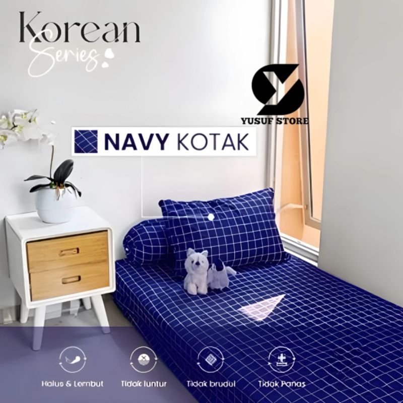 seprei motif kotak / sprei motif kotak kotak / sprei kotak hitam / sprei kotak hitam putih / sprei b