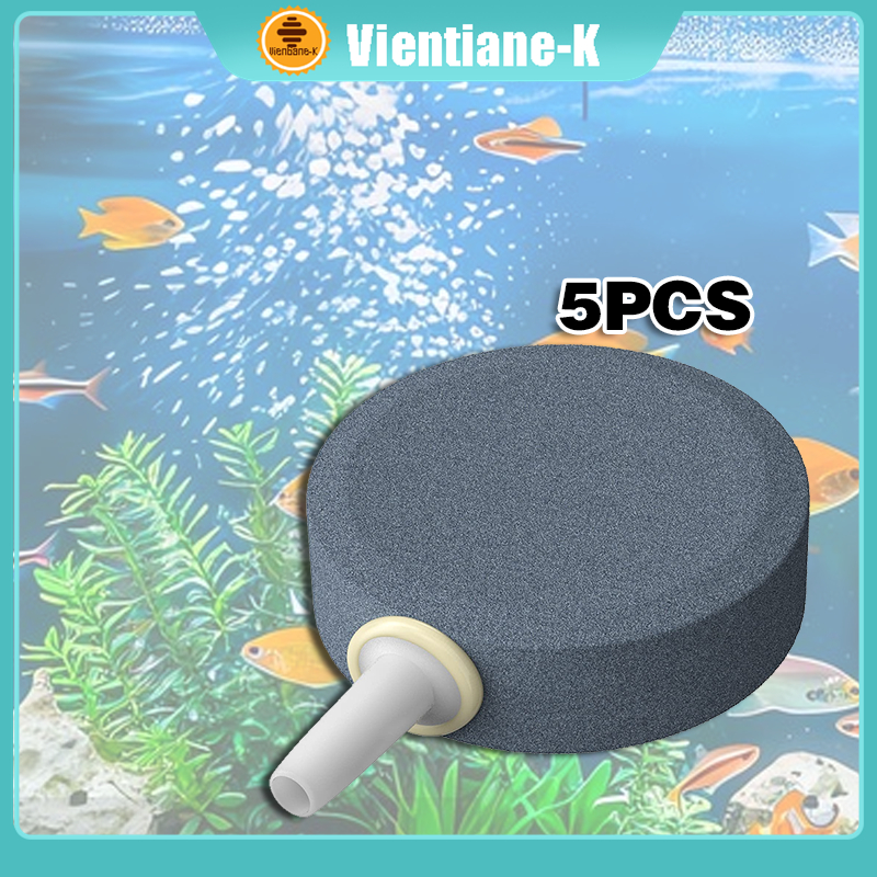 Air Stone Batu Aerasi Aerator Bulat Pipih Batu Aerasi Batu Aerator Bulat Batu Gelembung Oksigen Aqua