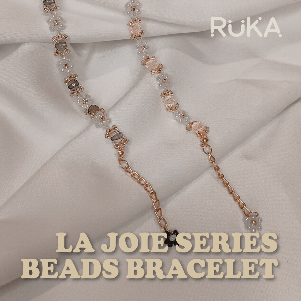 { ByRukaCraft } La Joie Series Bead Bracelet | Gelang Manik Seri La Joie