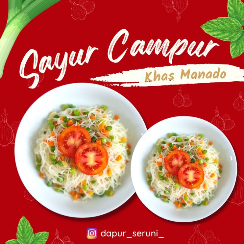 

sayur campur manado