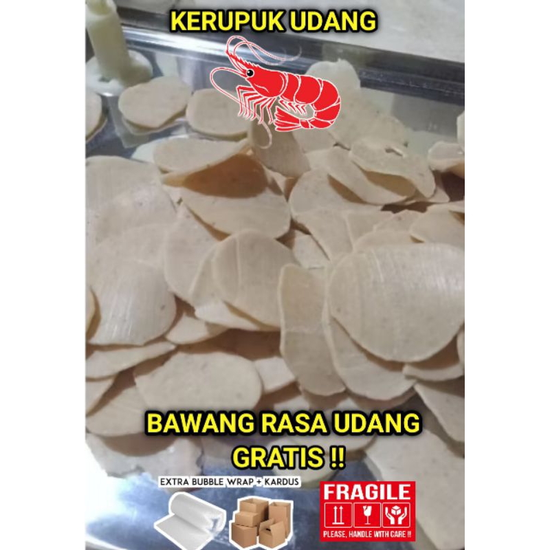 

Krupuk Udang - krupuk bawang rasa udang