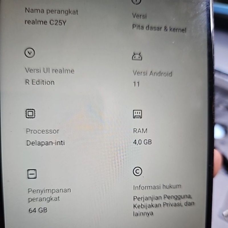 mesin maimboard realme c21y 4/64 normal