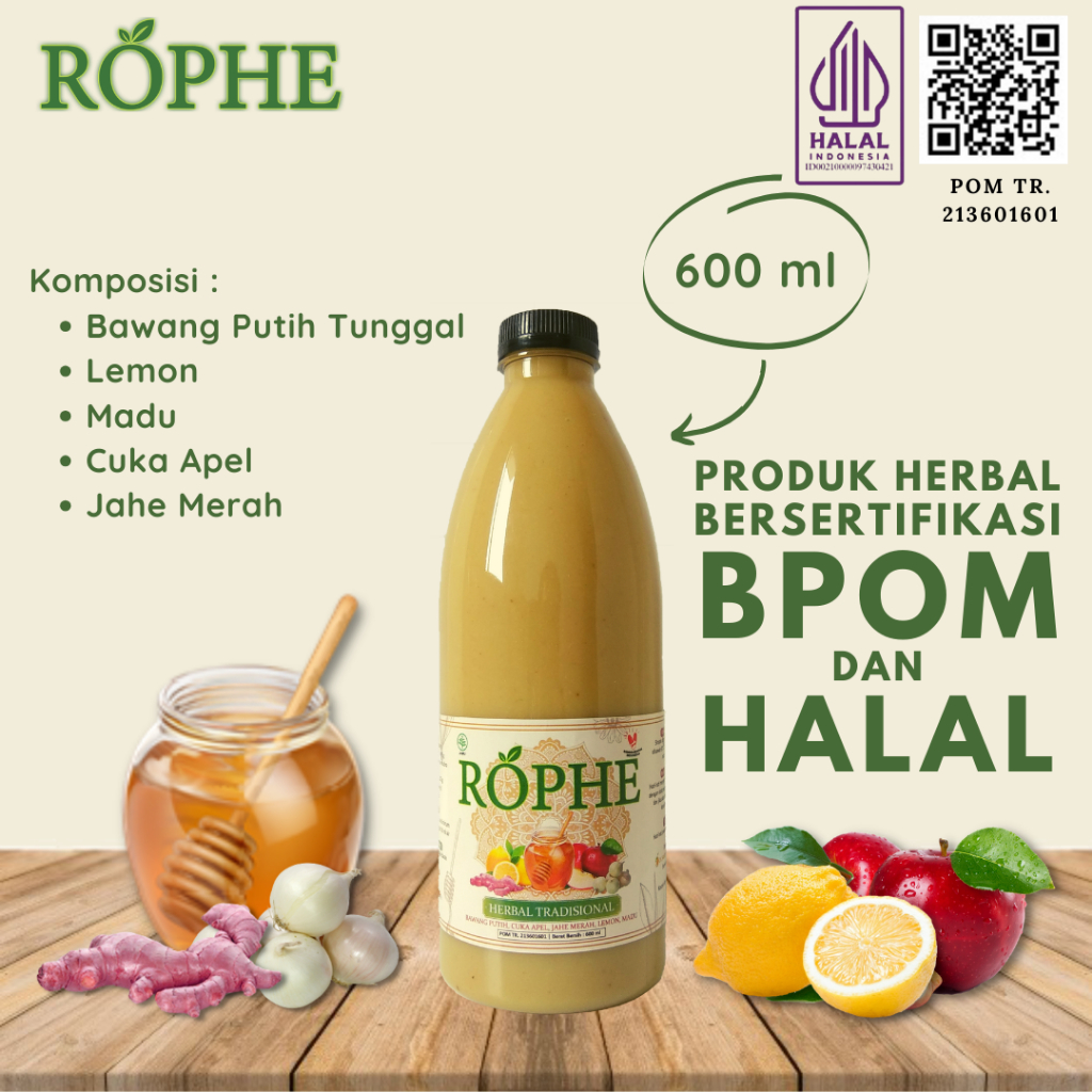 

JUS BAWANG ROPHE I JUS BAWANG PUTIH TUNGGAL I Herbal Tradisional