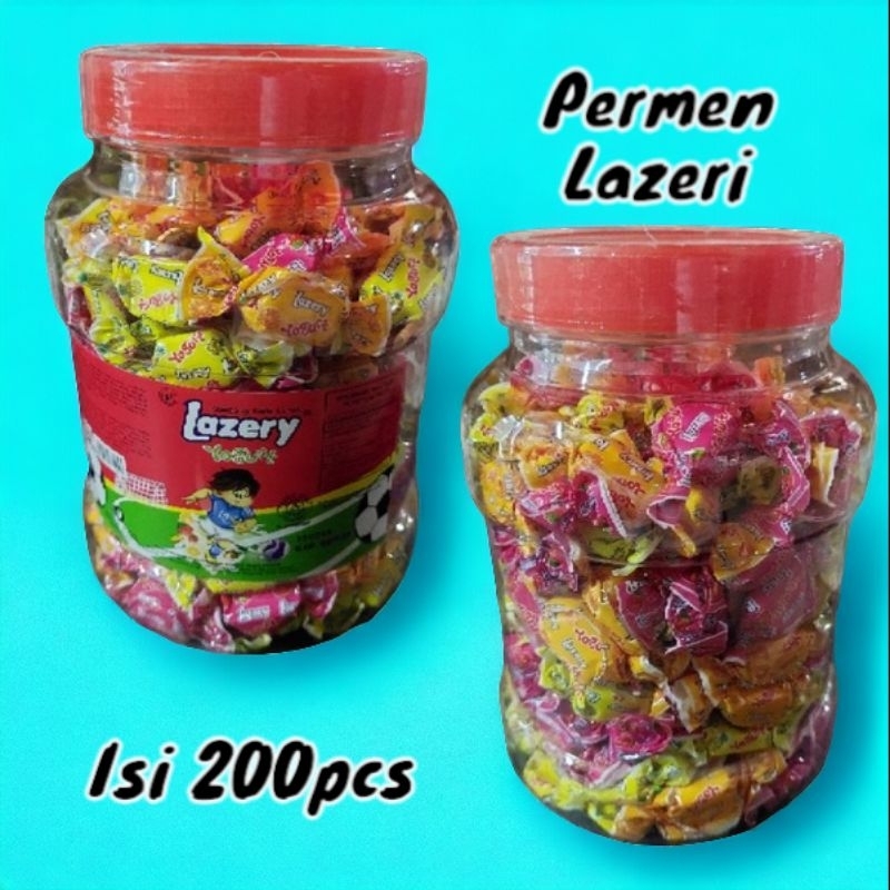 

PERMEN LAZERI TOPLES ISI 200 PCS JAJANAN ANAK PERMEN SUGUS PERMEN ENAK