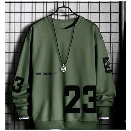 sweater crewneck lengan panjang MR.VANSET/basic | KODE C