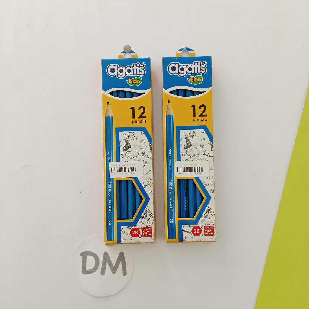 

Agatis- Pensil Tulis Eco 2B - 1 Box isi 12 Pcs