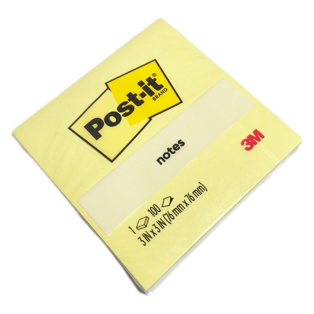 

Post It / Sticky Notes 654 3M Kuning 1 pad ( 100 Lembar )