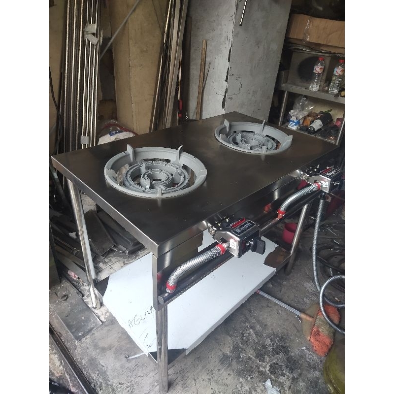 Kompor gas stanlis 2 tungku jumbo Rinnai TL 289