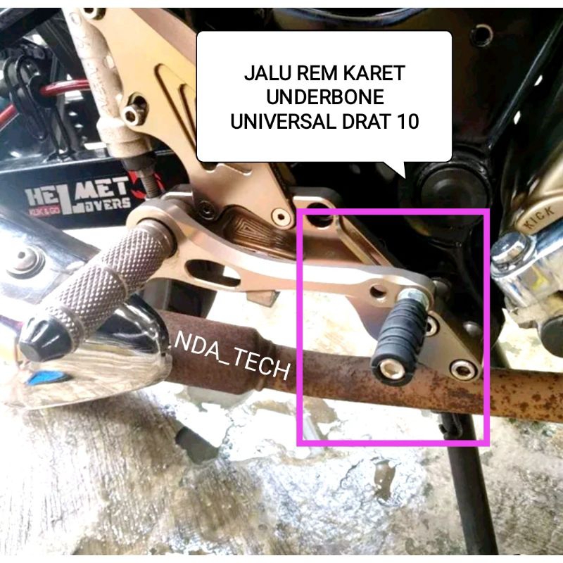 [PROMO] JALU REM KARET UNDERBONE UNIVERSAL DRAT 10 BAUT 10 JALU OPERAN GIGI UNDERBONE MOTOR JALU REM