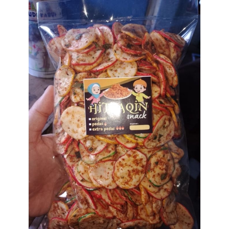 

KERUPUK BANTAT BULAT 500gr DAUN JERUK