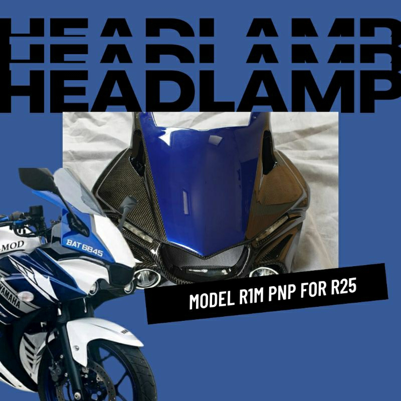 Headlamp model "R1M" PnP For R25