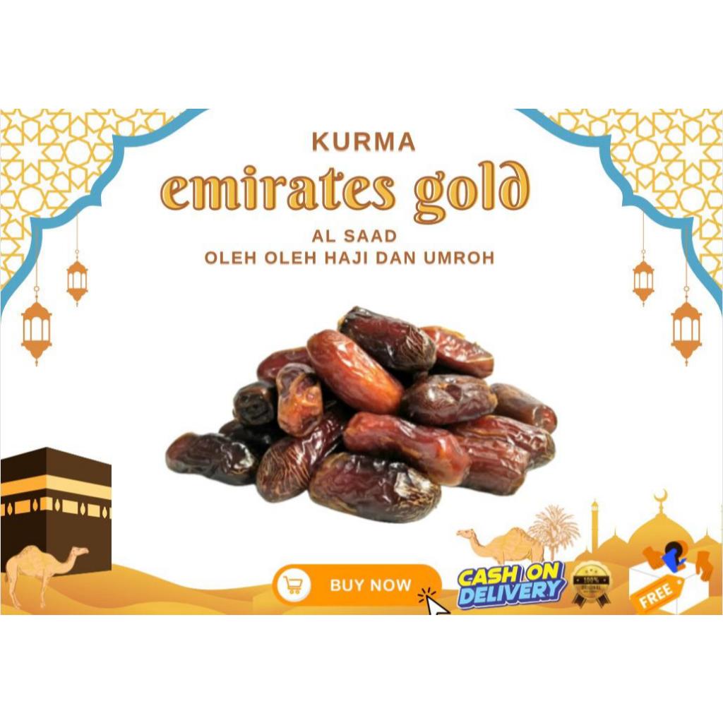 

Kurma Emirates Goldsayer al saad/Kurma arab premium-Eceran| Oleh oleh haji dan umroh
