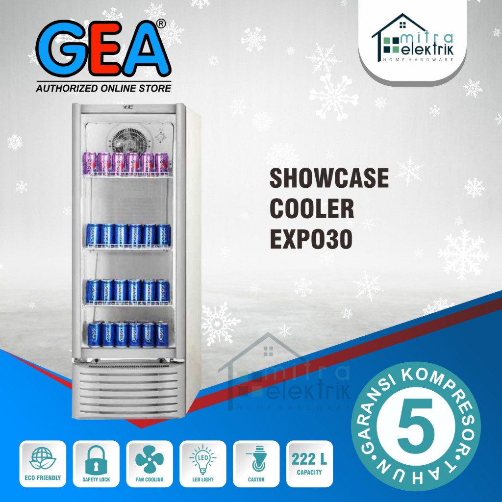 Showcase GEA EXPO30 4 Rak 222 Liter