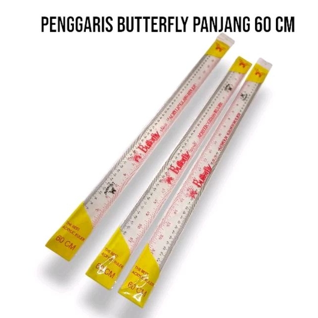 

penggaris butterfly panjang 60 cm ( 1 pcs)