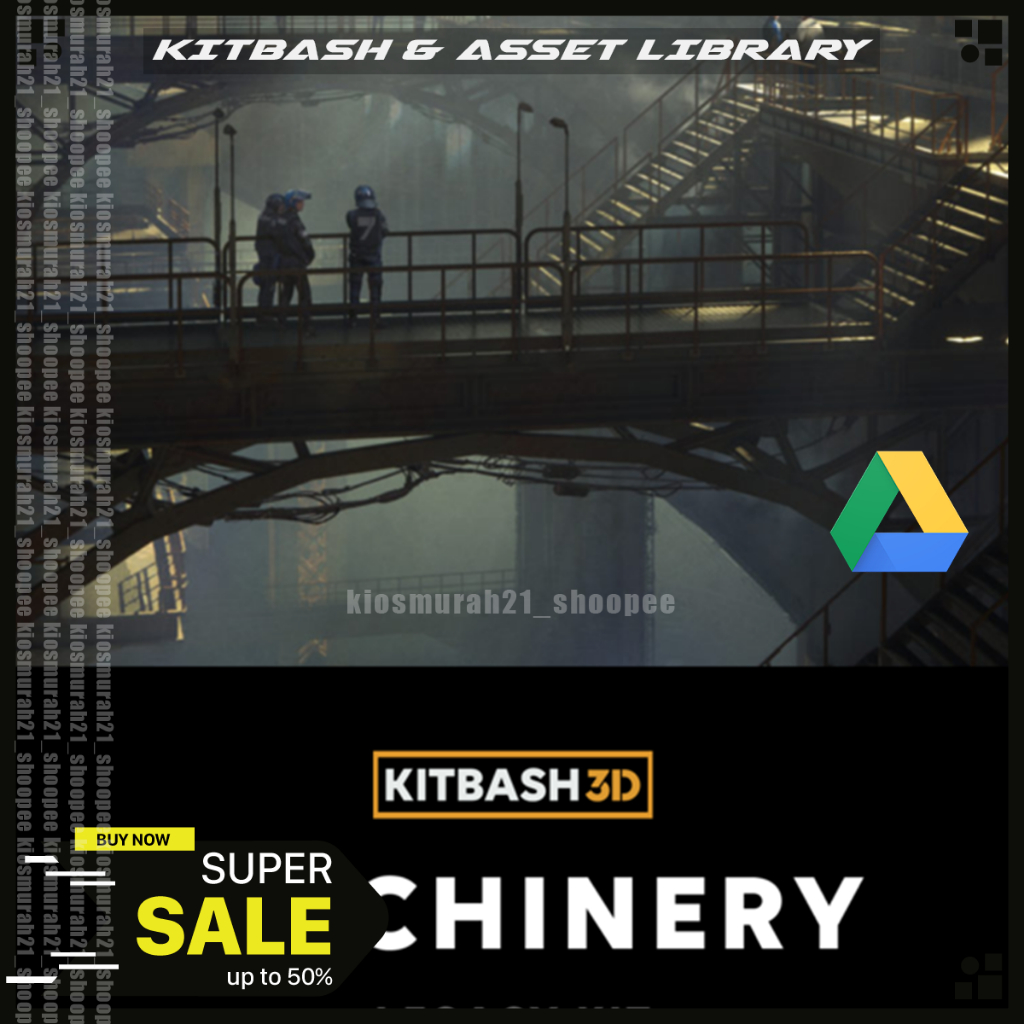 Kitbash3D - Props Machinery - Kitbash 3D