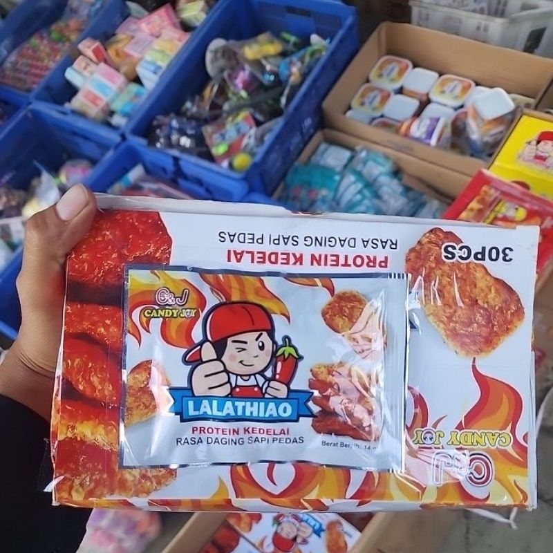 

lalathiao C&J rasa daging sapi pedas isi 30 pcs