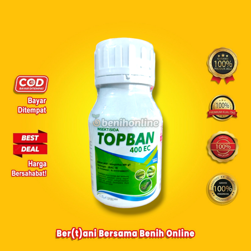 INSEKTISIDA TOPBAN 400 EC 100 ML klorpirifos 400 g/l