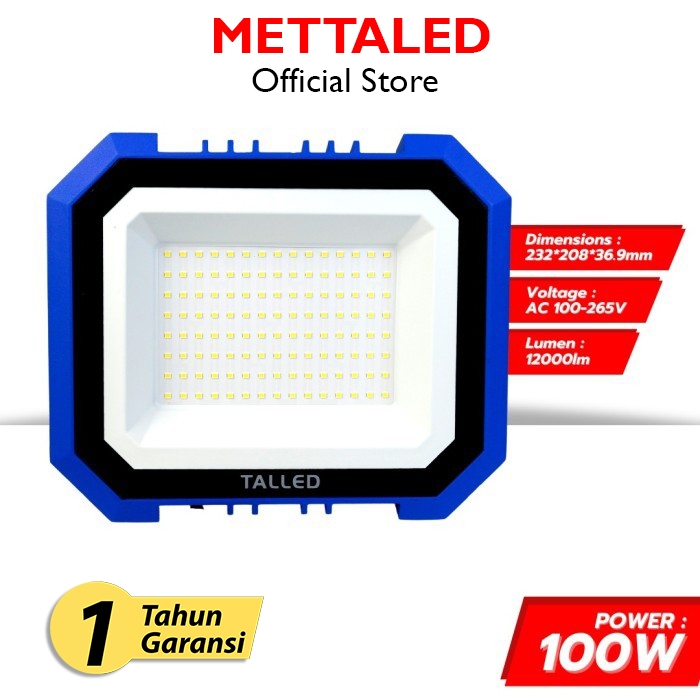 LAMPU SOROT LED TALLED 100W Warm White