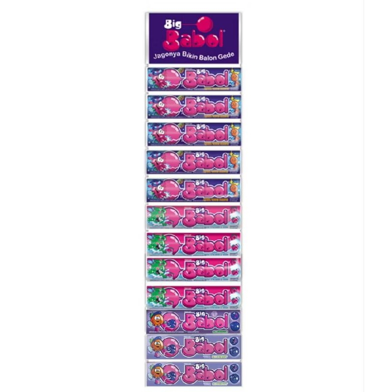 

big babol permen karet stik hanger 12+1