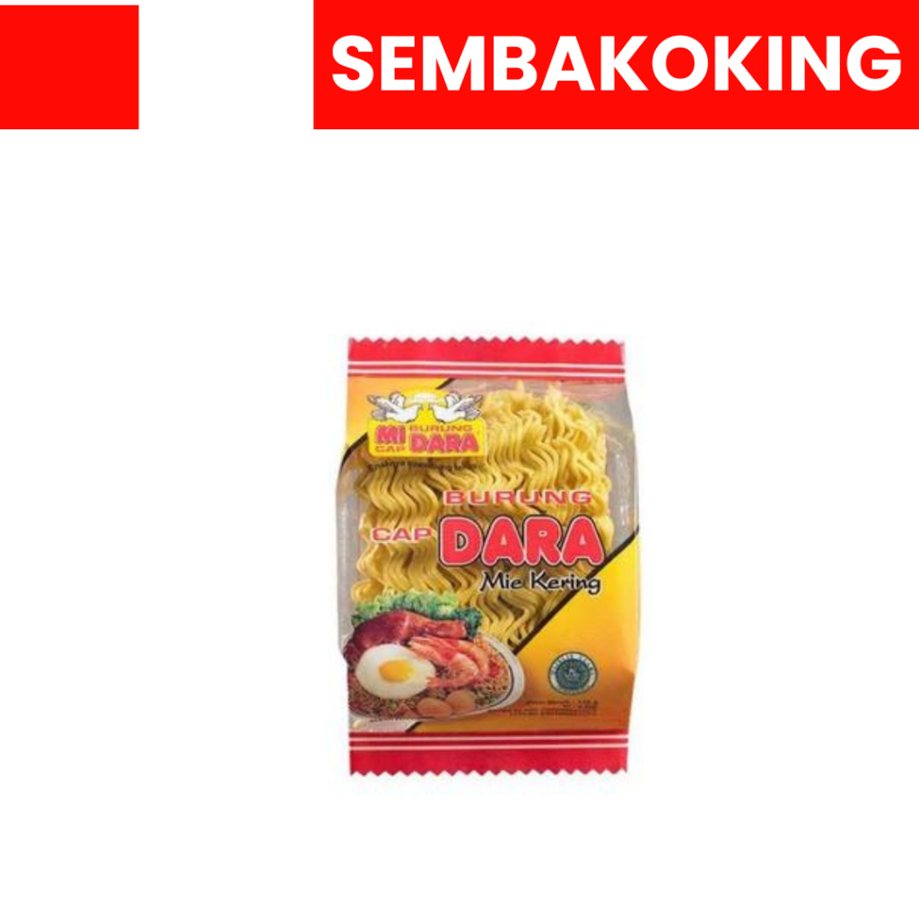 

MI BURUNG DARA 136GR MIE KERING BULAT MERAH