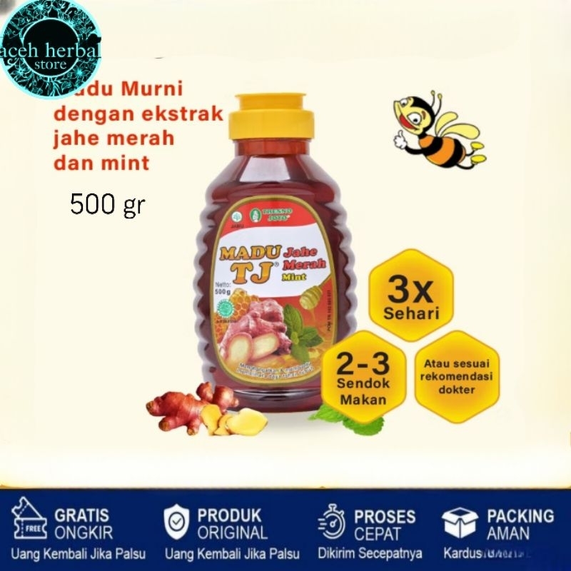 

Madu TJ Jahe Merah Minth 500 GR -Menghagatkan & Menjaga Daya Tahan Tubuh